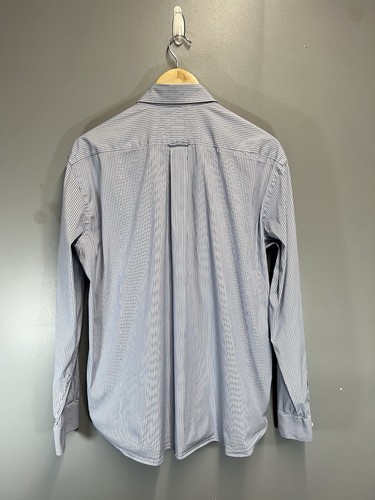 Eden Park Paris Mens Shirt 16.5 XL Striped Cotton Elastane Stretch Regular - Picture 8 of 12