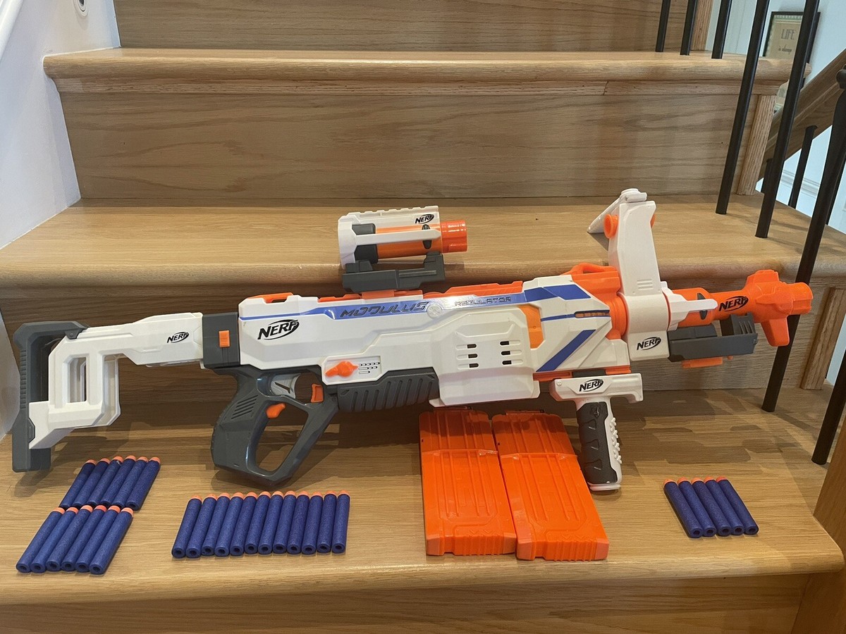 NERF Modulus Regulator (All Attachments) EXTRA Ammo EXTRA