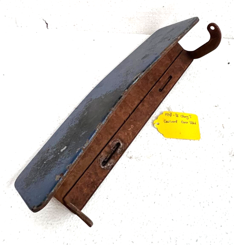 Used Original 1937 1938 Chevy Chevrolet Truck Cowl Vent Cover - Blue color - Picture 2 of 4