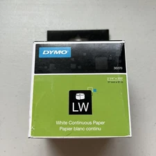 Dymo white continuous paper
