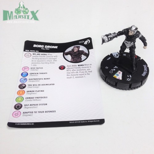 Heroclix Star Trek: Resistance is Futile set Borg Drone #002a Common w/card! - 第 1/1 張圖片