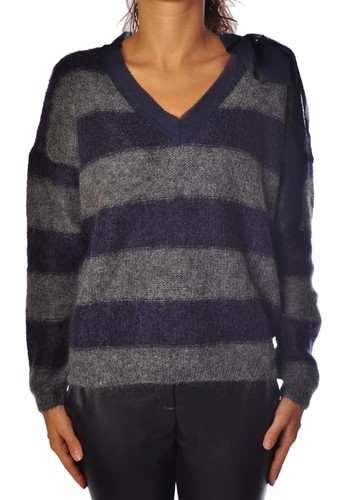 Grande Taille T-shirt Femme INSFITY - Manches Longues - Col V - Couleur Unie Rose - Loose Fit Rose Clair - Prêt-à-Porter Pas Cher