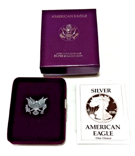 1990-S Proof American Silver Eagle with OGP & COA and Original Box
