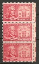 1957 Scott #1086 Alexander Hamilton  Three - 3c Stamps MNH OG
