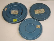 Vintage 1950s 8mm Metal Film Reels Canisters Yellowstone Florida Convention