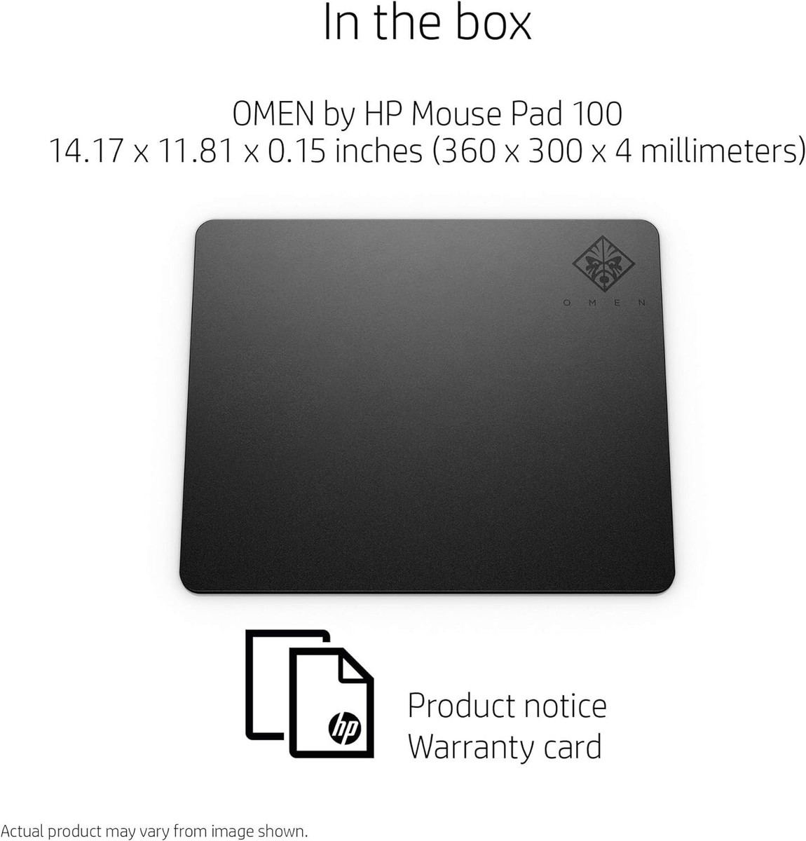 HP Omen 100 Grey Gaming Mouse Pad Mat (1MY14AA) ⭐NEW⭐ UK