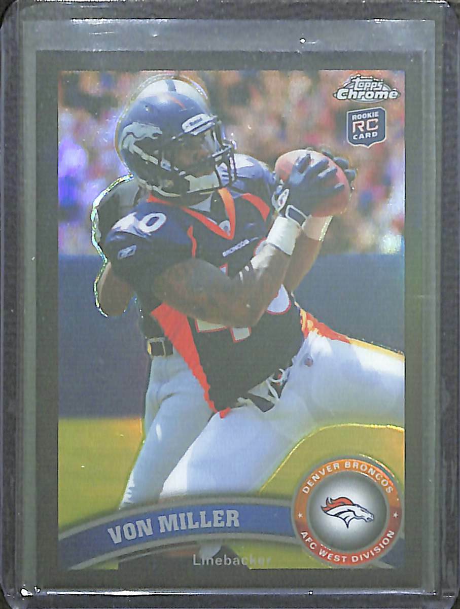 2011 Topps Chrome Black Refractor Rookie #212 Von Miller No 81 of 299