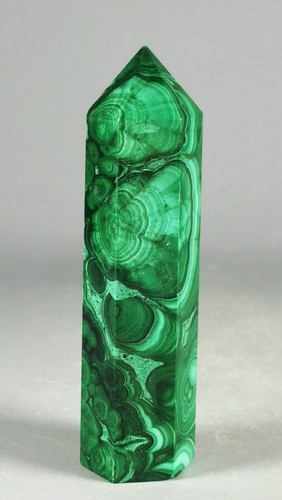 Bellissima Malachite Verde Naturale | Reiki Carica Guarigione | Torre Oblisco - Foto 3 di 8