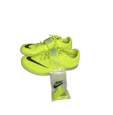 Nike Zoom High Jump HJ Elite Track Spikes Volt Mint Men's Size 9 DR9925-700 NWOB