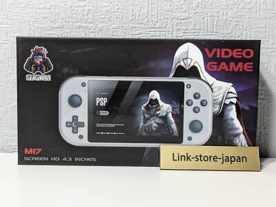 ''M17 Retro Handheld Game Console, 4.3'' IPS, PSP/PS1/N64, 20,000+ Games, 128GB''
