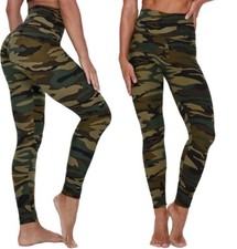 Leggings size xl women  s camouflage high rise buttery soft