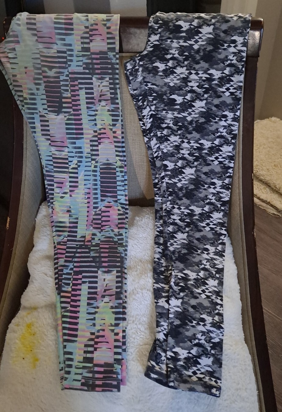 Leggings Women Set Small Stretch Elastic Waist Soft Printed Warm-image