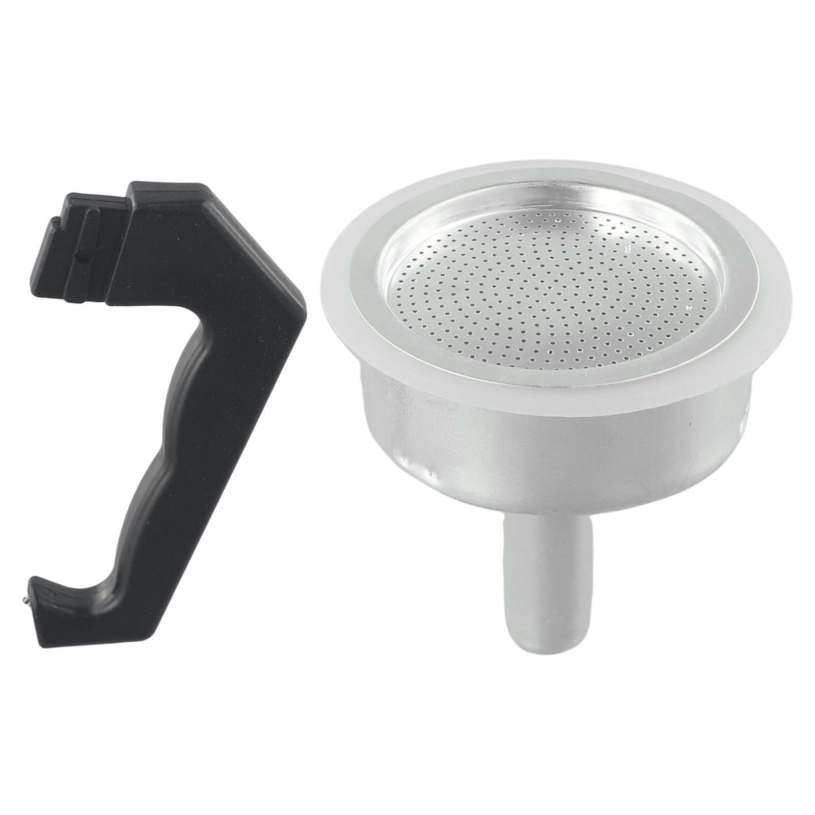 Espresso Coffee Moka Pot Replacement Parts Handle,Gasket Seal,Funnel