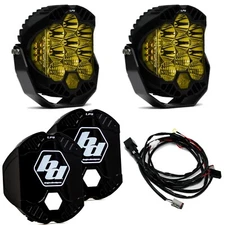 Baja Designs LP9 Sport LED Amber Driving/Combo Lights/Toggle Harness/Rock Guards