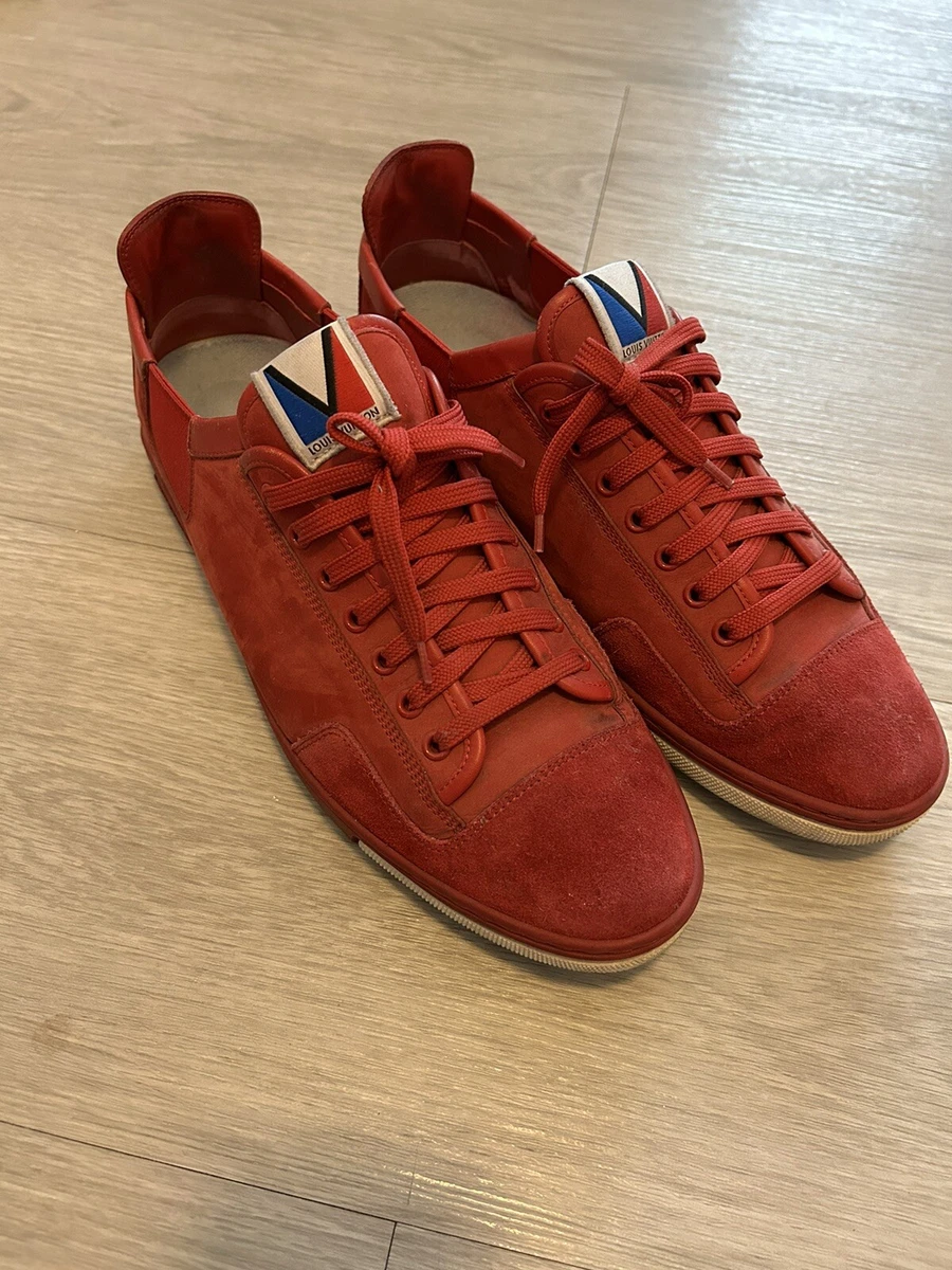 Louis Vuitton Leather Upper Red Casual Shoes for Men for sale | eBay