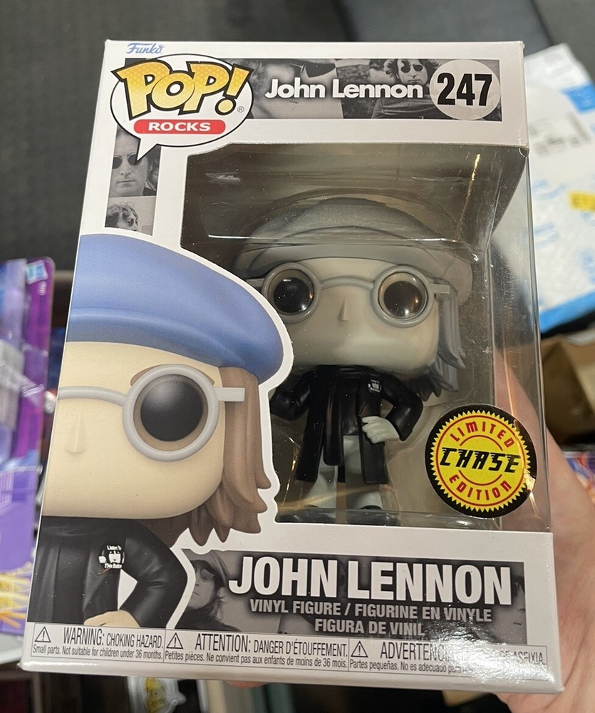CHASE Funko Pop! #247, JOHN LENNON CHASE FUNKO POP! #247, LIMITED EDITION CHASE CHASE Funko Pop! #247, JOHN LENNON CHASE FUNKO POP! #247, LIMITED EDITION CHASE