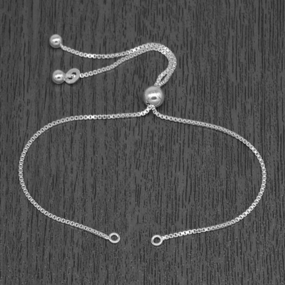 Sterling Silver Ball Slider Bracelet Engraved Dainty Silver Heart Charm -  Etsy