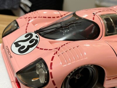 1/18 MINICHAMPS Porsche 917 20 Pink Pig #23 w/ Box From 1/18 MINICHAMPS Porsche 917 20 Pink Pig #23 w/ Box From