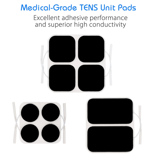 20 Adhesive TENS Unit Replacement Pads with 2mm Pins for Pain Relief - Picture 2 of 12