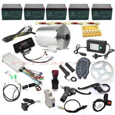 Complete 60V 2500W Electric Motor Kit for Mini Bike Pocket Bicycle Ebike Scooter