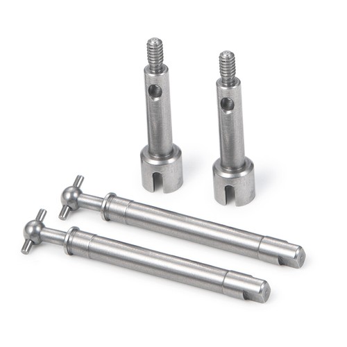 Front Rear CVD Driveshaft Axle Stainless for 1/24 RC Crawler Axial SCX24 90081 - Bild 3 von 15
