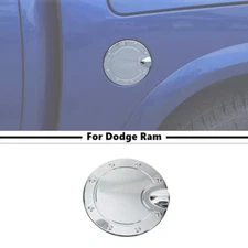 For 11-24 Dodge Ram 3500/2500 Chrome Fuel Filler Door Cover Gas Cap Gas Tank Cap
