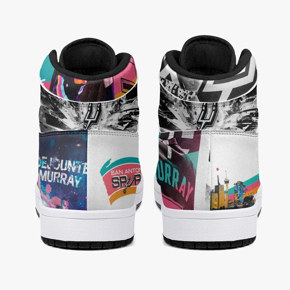 Zapatos San Antonio Spurs negros y blancos Foto 3 de 4