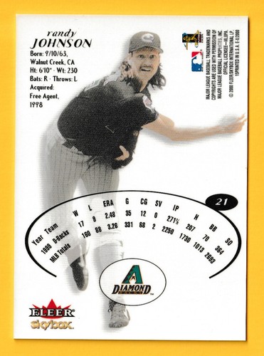 Randy Johnson Collection - Pick One - Fill Your Set - Picture 138 of 256