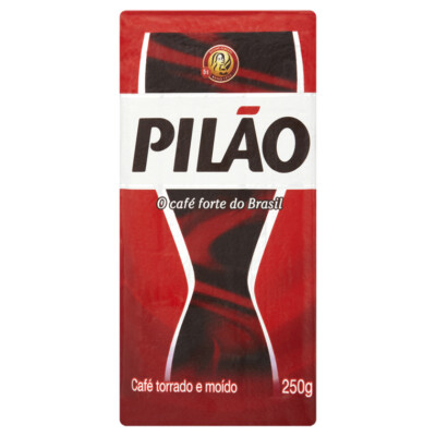 Cafe Pilao Tradicional Brazilian Coffee Vacuum Sealed 2 bags of 250 gram
