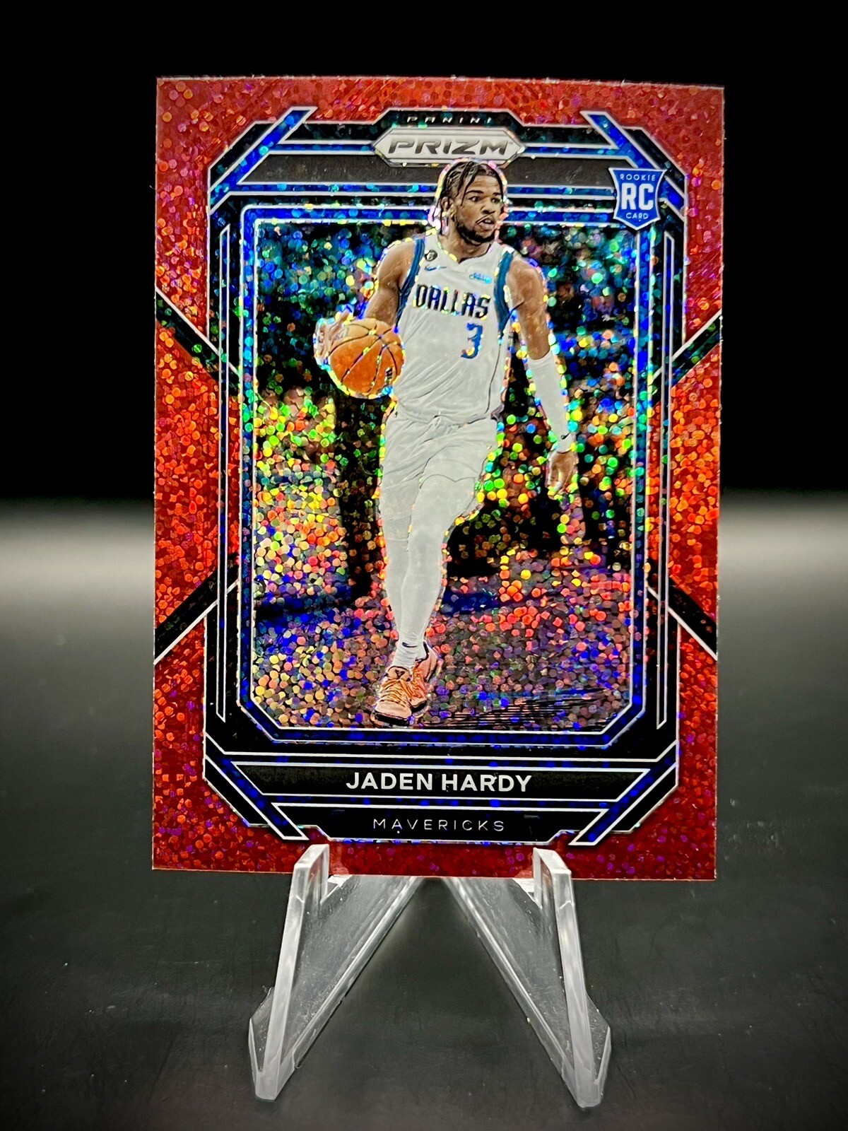 ❤️2022-23 Panini Prizm Red Ruby Sparkle Jaden Hardy #226 Rookie RC SSP (B)