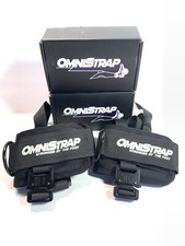 QTY-2 Omnistrap Padded Dumbbell Ankle Foot Weight Attachment Workout Straps