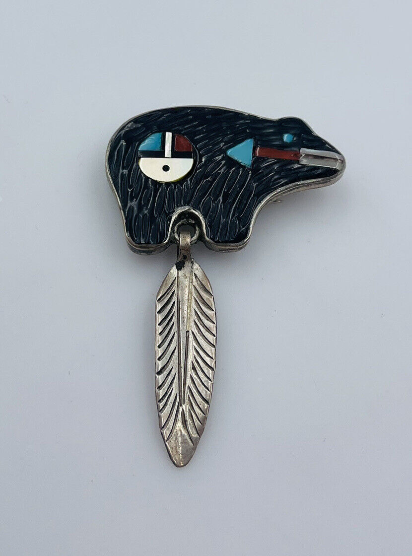Dancing Clown Native American Navajo Pilot Mountain Turquoise Sterling Silver Earrings Dancing Clown Native American Navajo Pilot Mountain Turquoise Sterling Silver Earrings