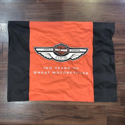 Original Harley-Davidson 2003 100th Anniversary Dealer Showroom Banner 29  X 39 