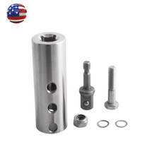Trailer Jack Electric Drill Adapter with 1/2 Inch Socket Adapter Bit Set NEW 