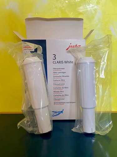 JURA CLARIS White 2er-Set Filter Filterpatronen 68739 (2 Stück) NEU+OVP