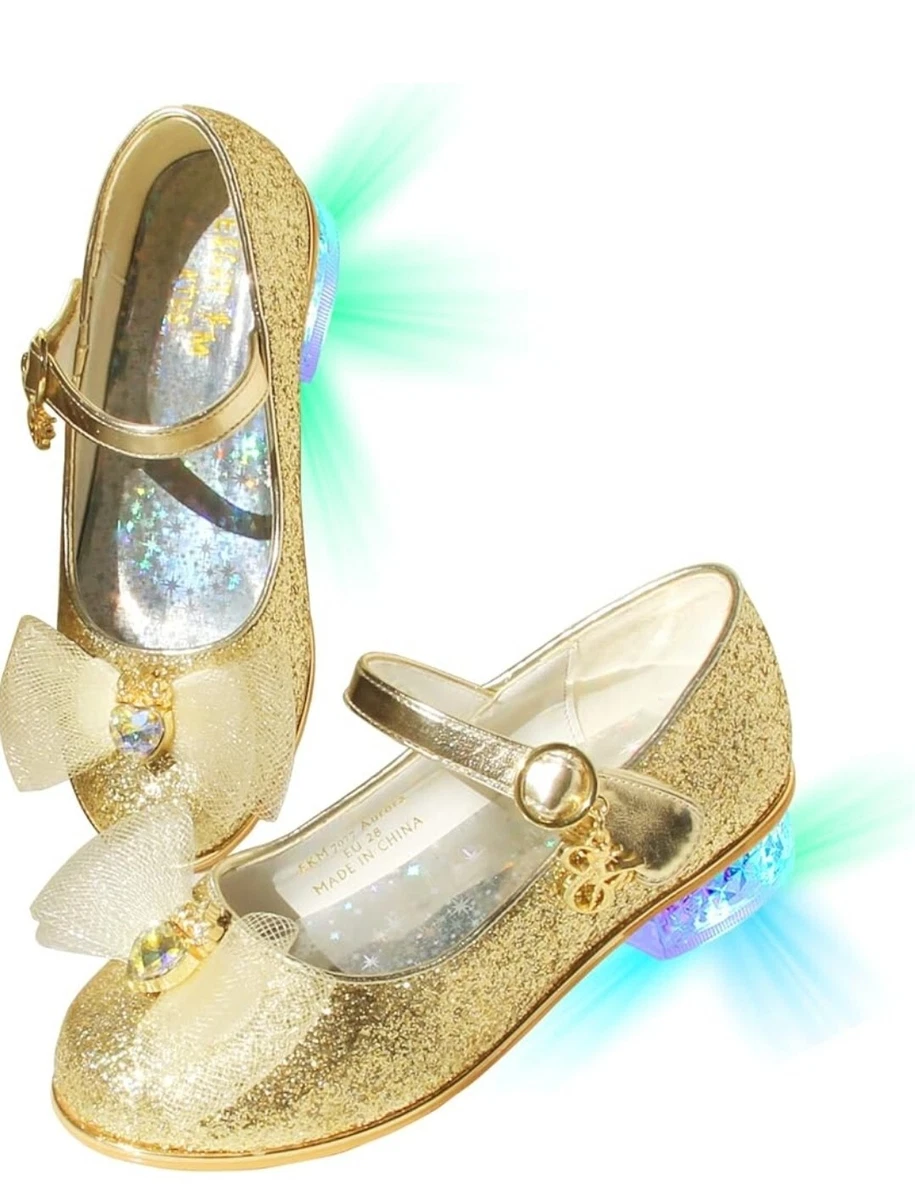 Sparkly light store up shoes