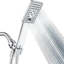 BRIGHT SHOWERS Handheld Shower Head Set with 60'' Shower Hose PSS3490-01