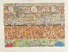 James RIZZI: Original Museum 3D CONEY ISLAND, #44/125, Autographed, 1983