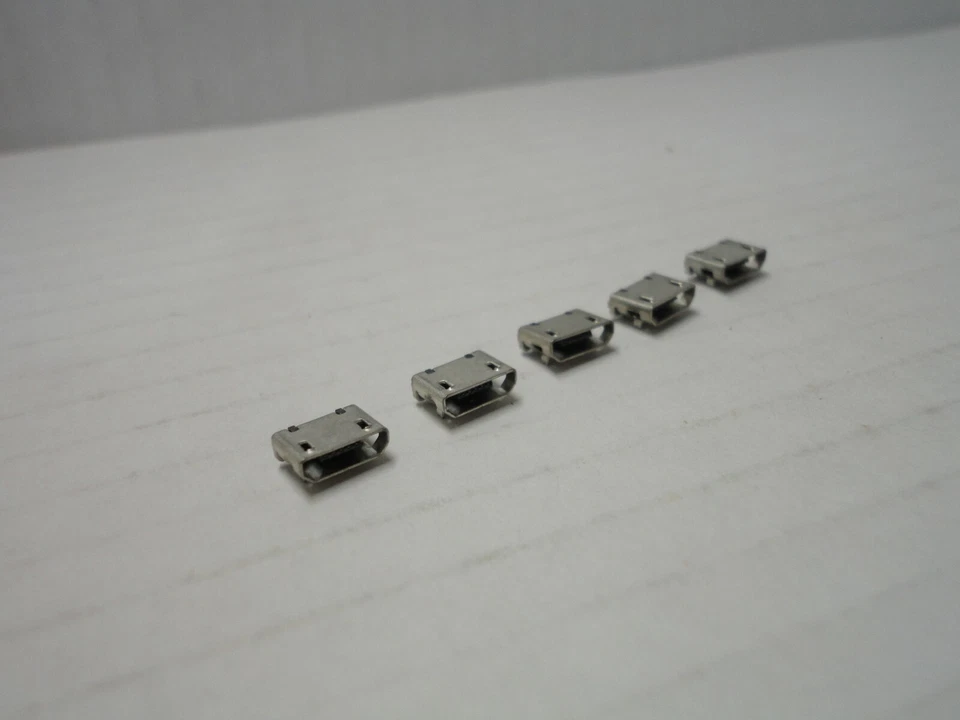 5件装x5.9毫米微型迷你USB 5P 5针手机平板电脑插孔连接器充电端口 — 第 3/4 张图片