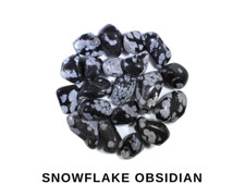 Snowflake Obsidian Tumbled Gemstones - Bulk Wholesale Options