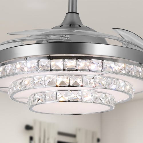 【1 Year Warranty】42'' Ceiling Fan 6 Speed Control Reversible DC Motor LED Light - Picture 13 of 20