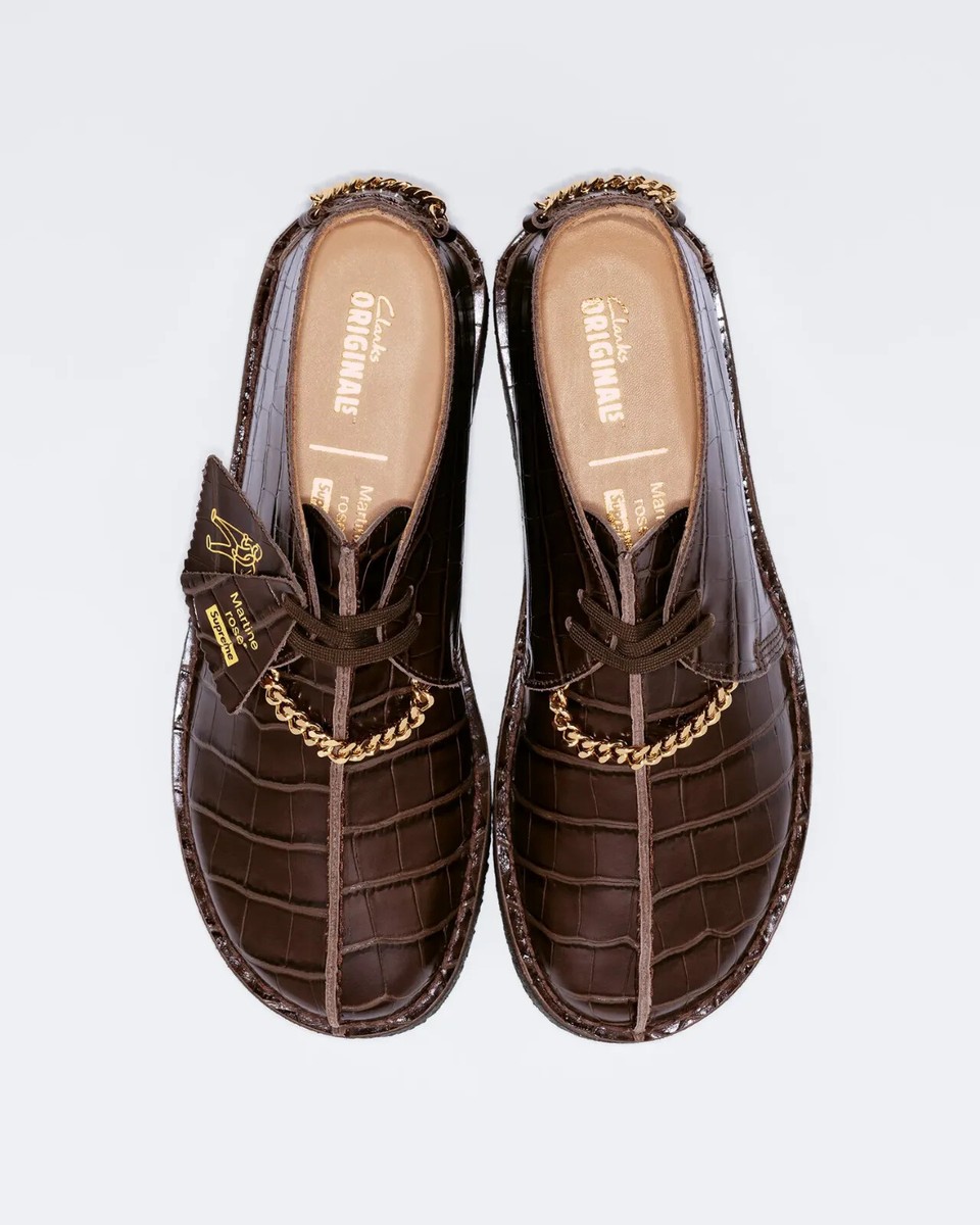 Supreme × Martine Rose × Clarks Desert Trek Black Brown