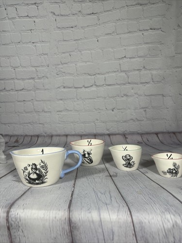 Rae Dunn Disney ALICE IN WONDERLAND Measuring Cups Brand New - Picture 7 of 8
