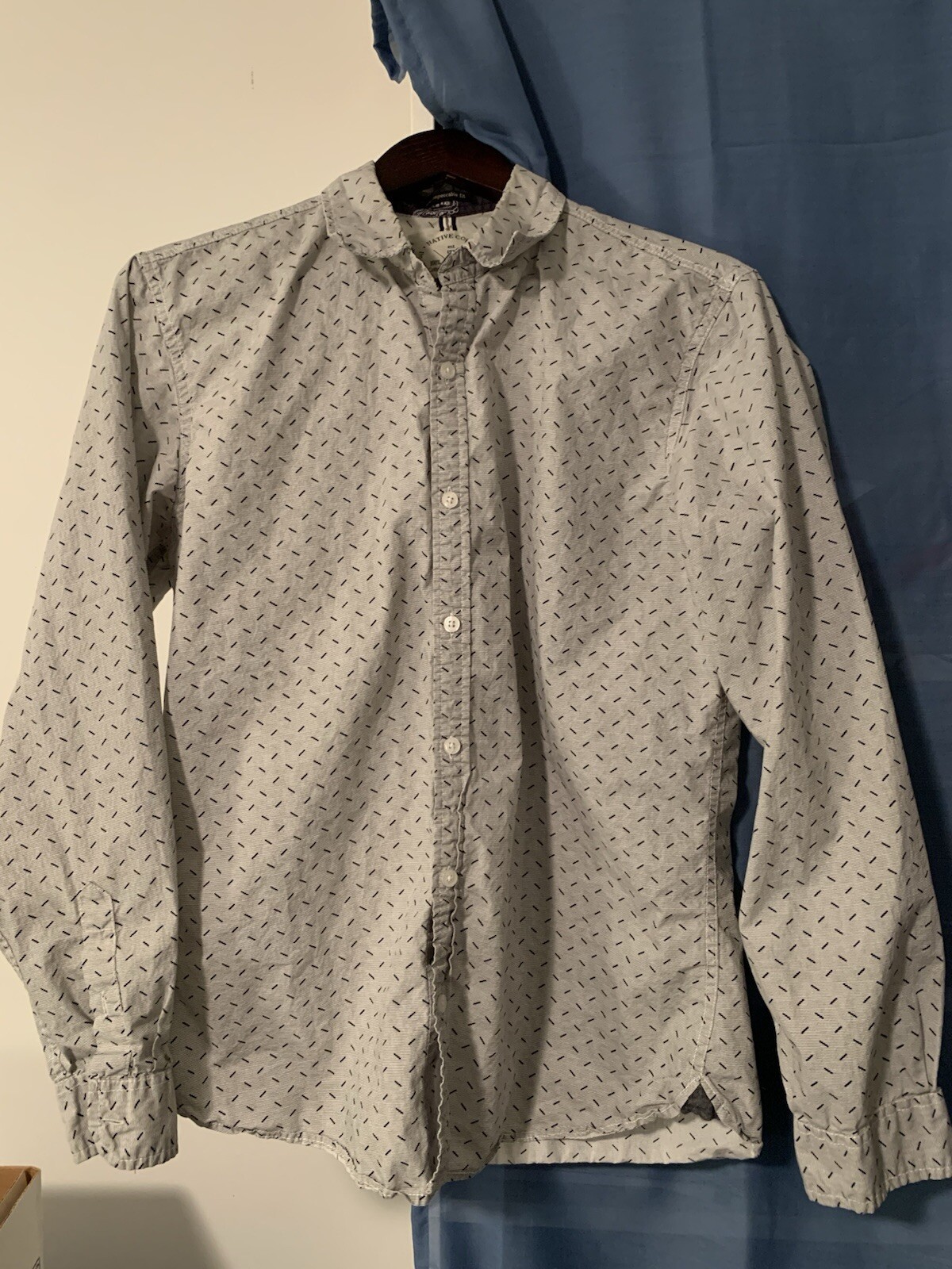 *Native Code - Mens button down grey shirt - Size… - image 1