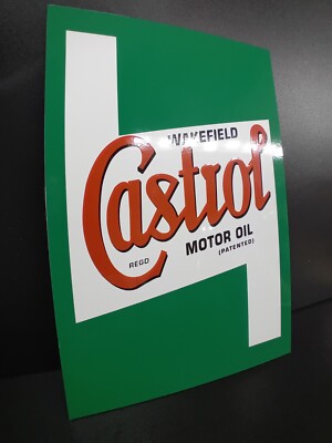 Castrol Oil Sign Board | eBay UK