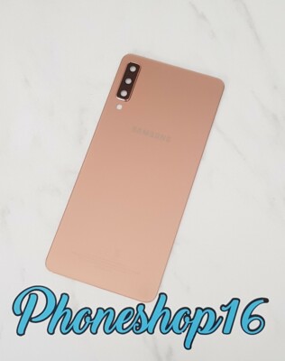 Original Samsung Galaxy A7 2018 SM-A750F Akkudeckel Deckel Backcover Gold A