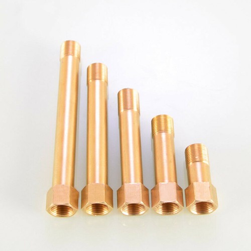 BSP 1/8" 1/4" 3/8" Male to Female Brass Connectors Pipe Extension 50mm to 150mm - Picture 3 of 20