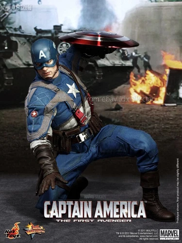 Figura de acción Hot Toys Mms156 1/6 Capitán América el primer Ruenger en stock