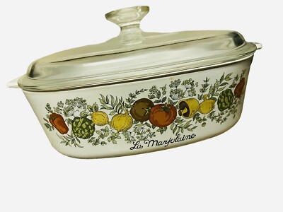 Corning Ware Spice of Life La Marjolaine 2 Quart Casserole Dish A-2-B With Lid