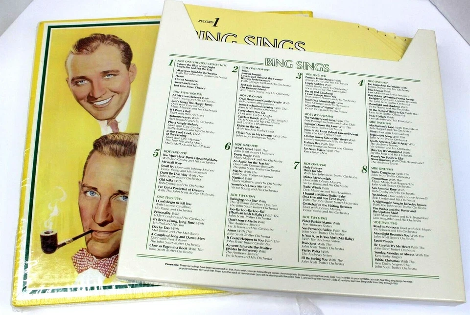 Bing (Crosby) Sings 96 Of His Greatest Hits Vinyl 8 LP Box Set  Collectors F.S. - Image 2 of 4